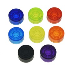 KAISH 8pcs Electric Guitar Effect Pedal Footswitch Topper Pedal Protection Caps