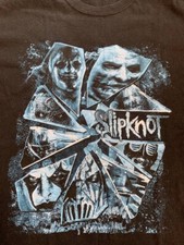 vintage slipknot t-shirt world tour 2014-2015 size L