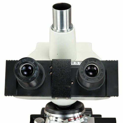 OMAX 40-2000X Lab Trinocular LED Microscope+1.3MP Camera+Blank Slides+Lens Paper - Picture 6 of 9