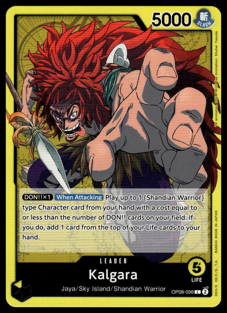 One Piece OP-08 Two Legends Kalgara #OP08-098