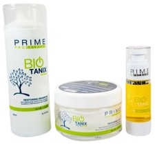 Beauty Care Bio Tanix Restoring Hair Treatment Kit 3 Products  Prime Pro Extreme