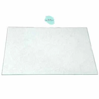 GLAS REVOLUTION Kühlschrank Einlegeboden | Glasplatte - Strukturglas 4 mm - 4 eckige Ecken