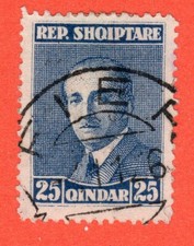 ALBANIA REPÚBLICA 1925 171* AHMED ZOGOU PRESIDENTE