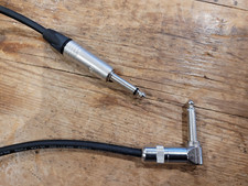 Guitar Cable straight to right angle 1/4" 6.35mm VANDAMME SWITCHCRAFT NEUTRIK 6m
