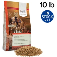 UltraCruz Equine Wellness Supplement for Horses 10 lb, Pellet (33 Day Supply)