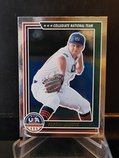 Parker Messick RC 2022 Panini USA Baseball Stars & Stripes #21 - Cleveland