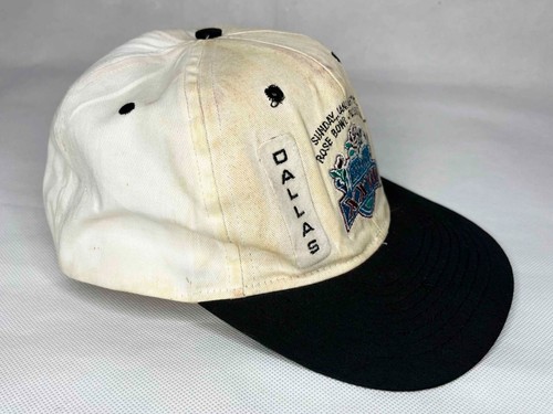 Vintage Competitor NFL Dallas Cowboys XXVII Football Snapback Cap Hat White - Picture 3 of 10