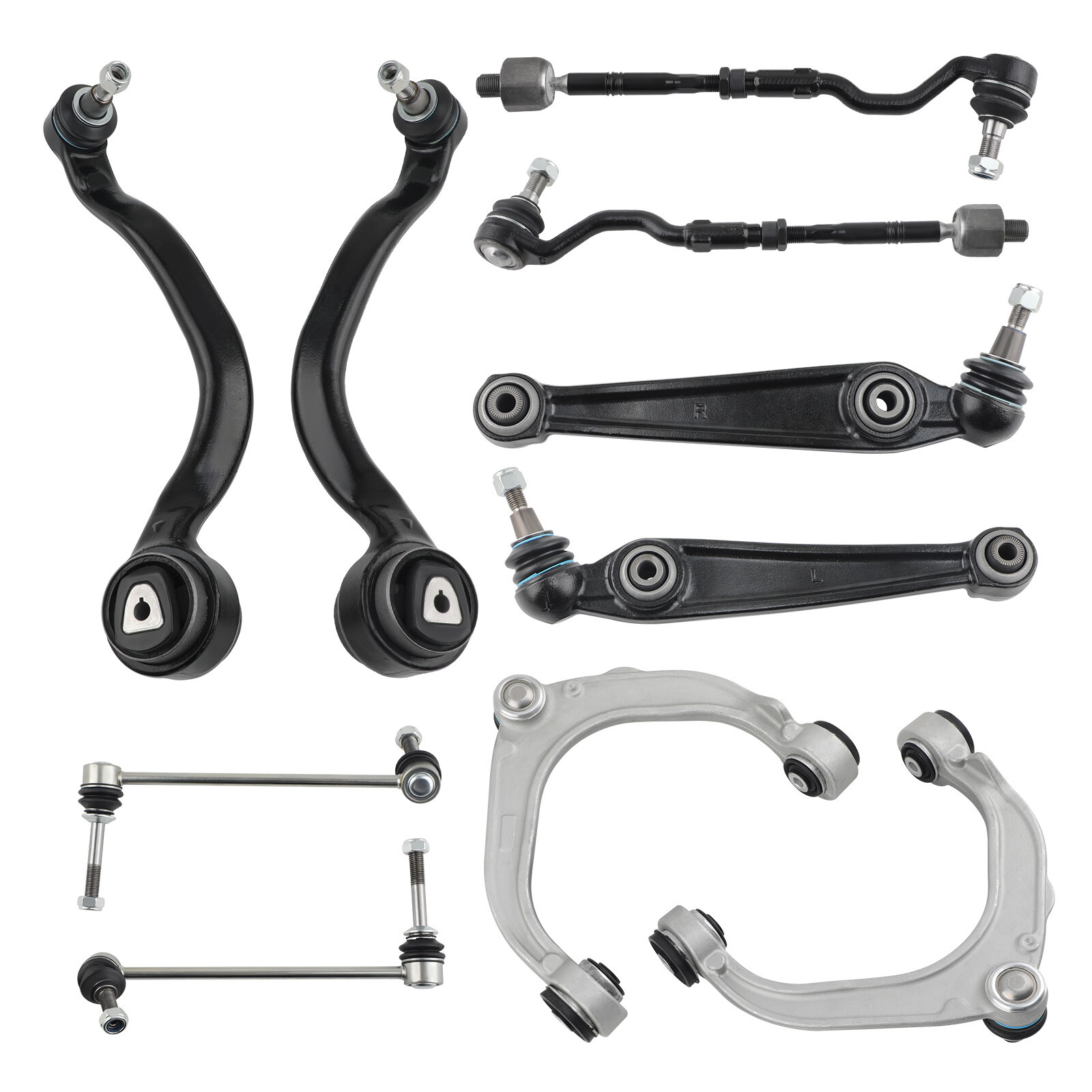 BMW X5 X6 2013 Front Suspension Control Arms Tie Rod Sway Bar Kit