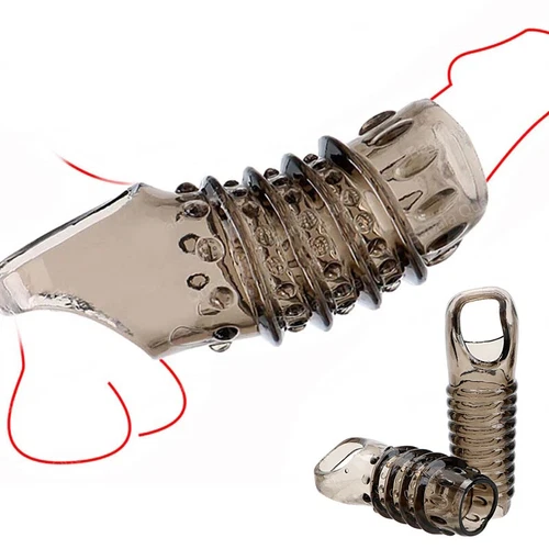 Male Cock-Girth-Enlarger-Enhancer-Big Penis-Extension-Extender-Sheath-Sleeve Men - Picture 33 of 44