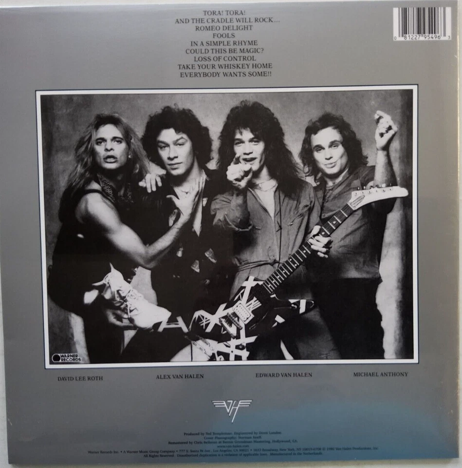 Van Halen - Women And Children First remastered 180g Vinyl LP Album record NEW - Image 2 of 4