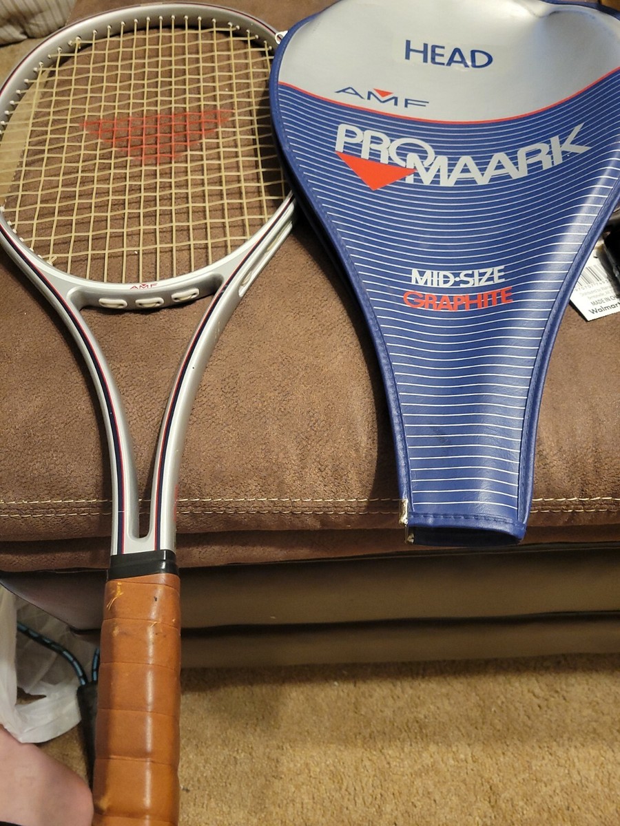 Head AMF Pro Maark Mid Size Graphite Tennis Racquet lightly