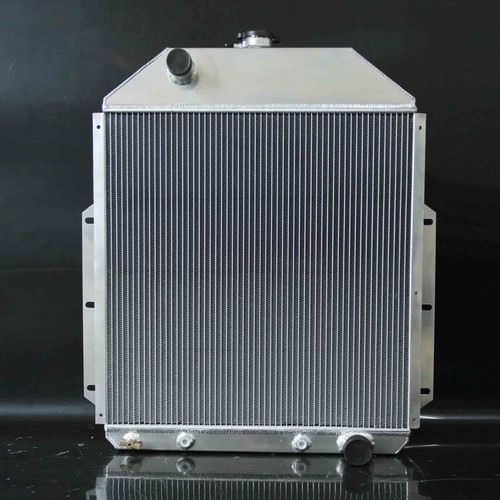 3Rows Aluminum Radiator For Ford Truck Chevy F1 F2 1942-1952 3.5L AT V6 V8 4252 - Picture 5 of 7