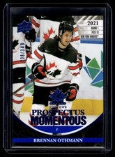 2023-24 Team Canada Juniors Prospectus Momentous Blue Brennan Othman 038/349