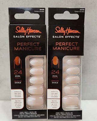 2-Sally Hansen Salon Effects Perfect Manicure Press on Oval OV131 OMBRE-LIEVABLE