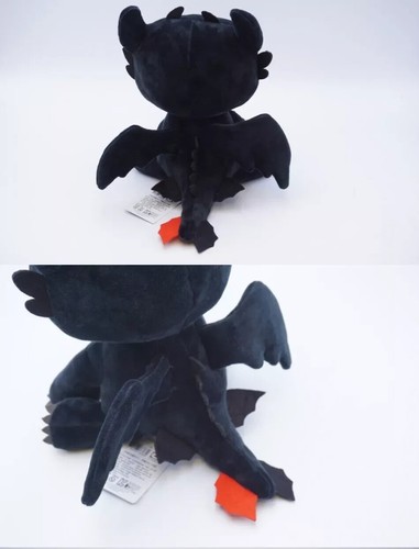 How To Train Your Dragon 3 Toothless Plush Toy | 25cm Soft Doll - Picture 2 of 2