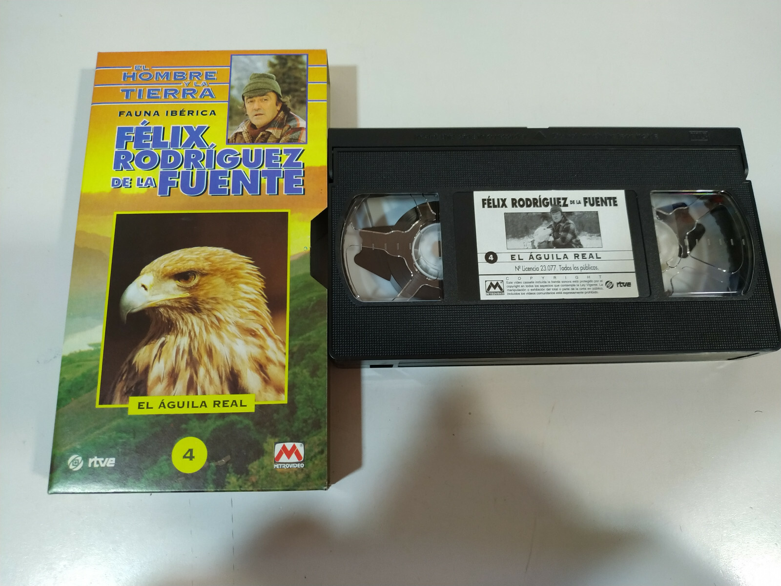 Felix Rodriguez De La Fuente El Aguila Real - VHS El Hombre Y La Tierra