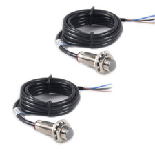 2Pcs NJK-5002C Hall Effect Sensor Proximity Switch NPN 3-Wires Normally Open