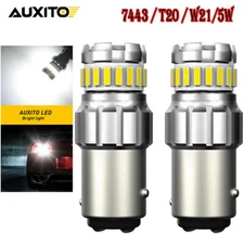 EOO Auxito 1157 White LED Backup Reverse Light Bulb Super Bright Exterior 6500K