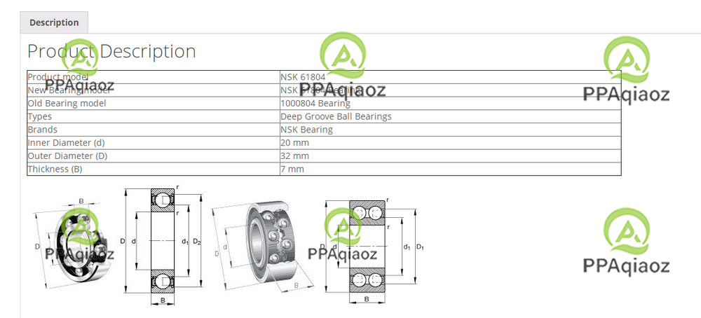 skrページ SKF 61804-2RS1 BEARING: Amazon.com: Industrial & Scientific