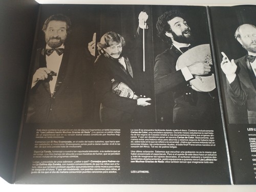 Les Luthiers Muchas Gracias de Nada 1982 - LP Vinilo 12" VG/VG - Photo 6 sur 6