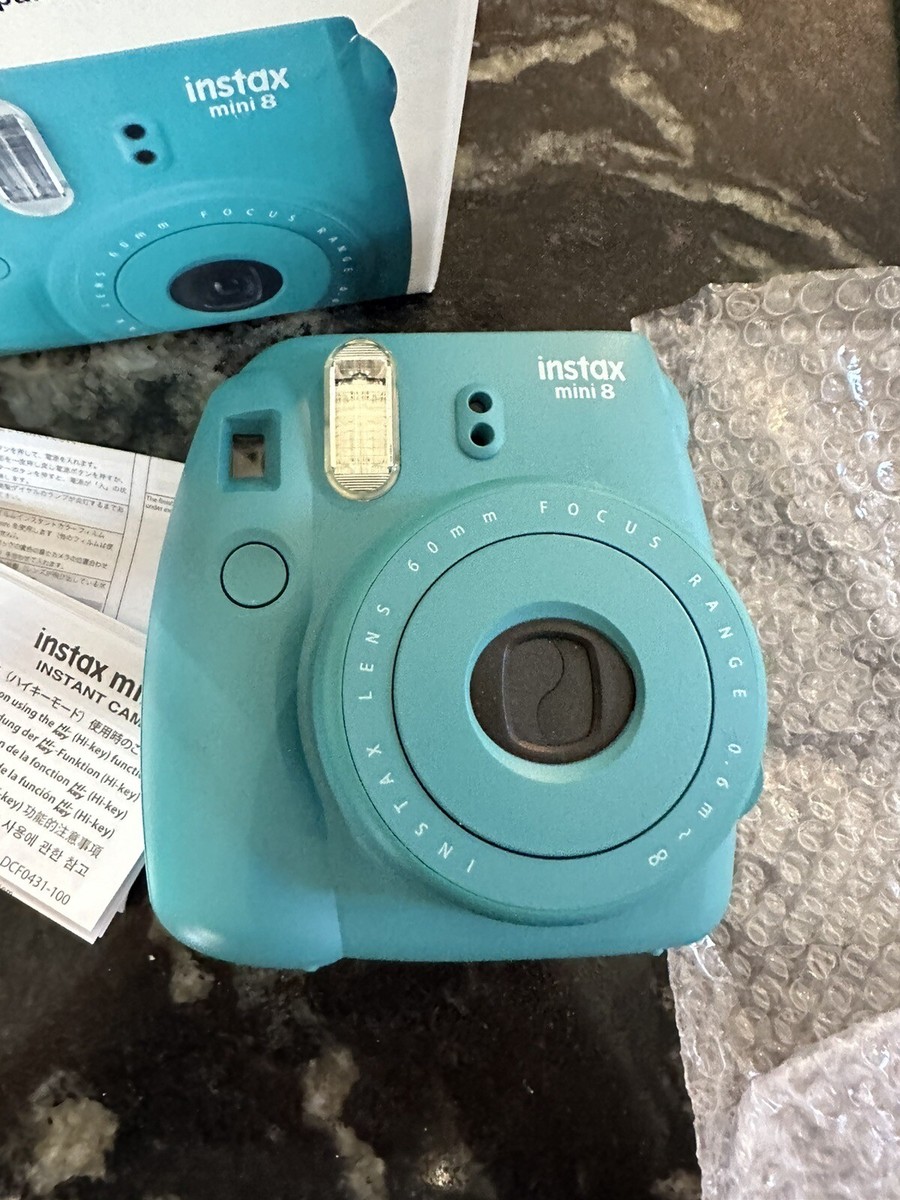 Fujifilm instax mini 8 Instant Film Camera - Turquoise With Film