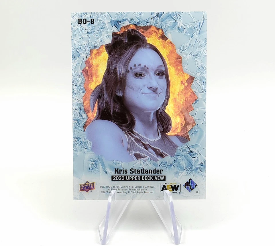 Kris Statlander SSP 2022 Upper Deck AEW Breakouts Clear Acetate Insert Wrestling - Image 3 of 4