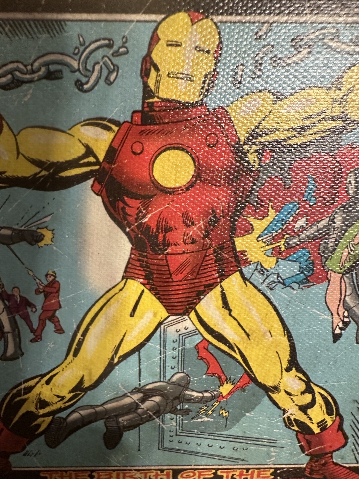 Marvel IRON MAN Canvas Print 8 1/2" x 6-1/2"--READ DETAILS