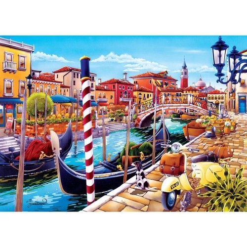 Rompecabezas MasterPieces; Venecia de Hiro Tanikawa; 500 piezas - Imagen 2 de 2
