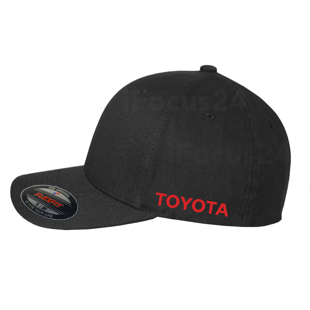 TRD Toyota Racing Flex Fit Hat Round Bill Baseball Cap Dad's