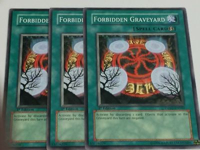 *** 3X FORBIDDEN GRAVEYARD 3X *** PLAYSET YUGIOH! | eBay *** 3X FORBIDDEN GRAVEYARD 3X *** PLAYSET YUGIOH! | eBay