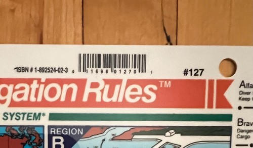 Davis Quick Reference Navigation Rules 6th Edition #127 Boating - Picture 3 of 4