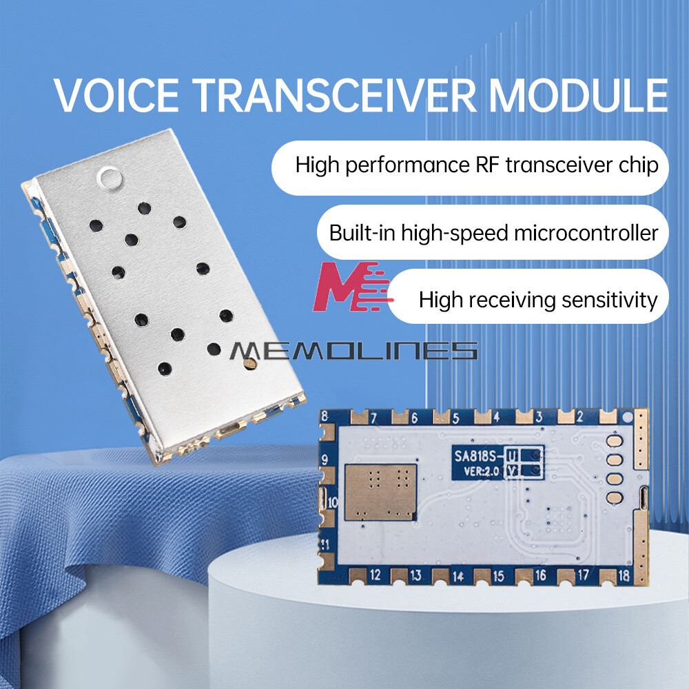 SA818S Walkie Talkie Module UHF 400-470MHz VHF 134-174MHz Radio