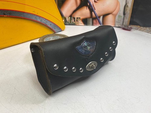 OEM Original Harley Davidson 100Th Anniversary Leather Windshield Tool Bag - Picture 3 of 11