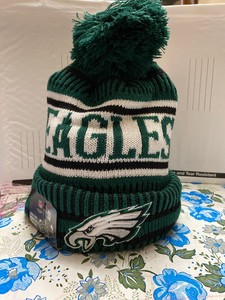 eagles beanie with pom