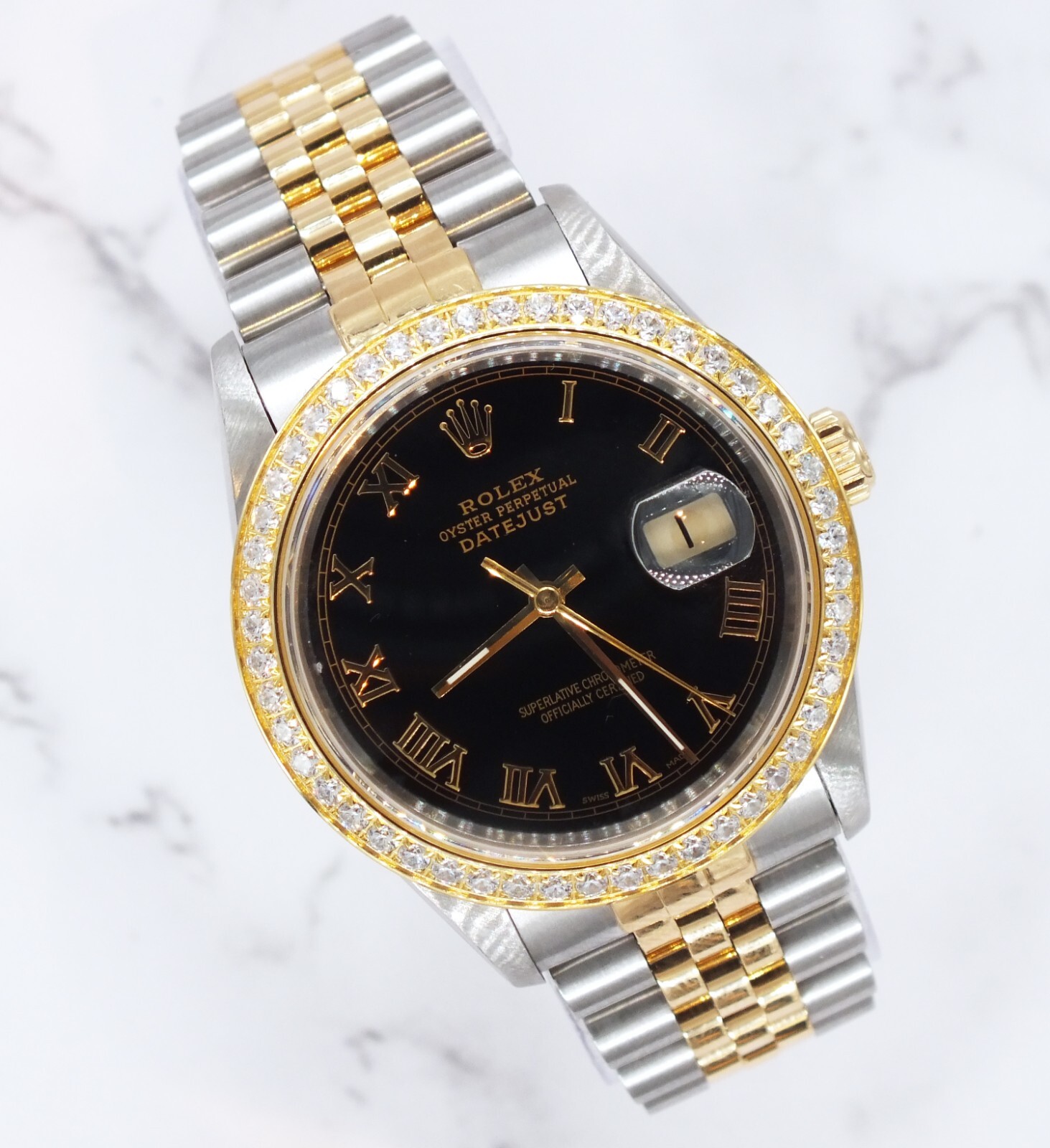 Rolex Datejust 36 with Black Roman