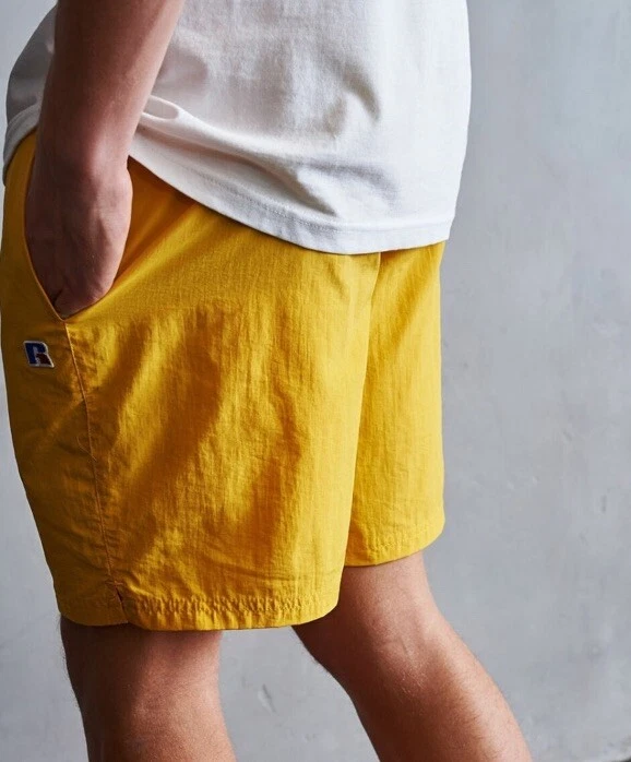 Russell Men's Heritage Swim Boardshorts Shorts New Large Gold - Image 2 of 4