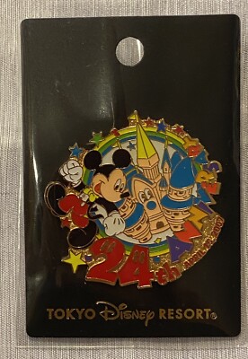 Tokyo Disney Resort Pin TDL 24th Anniversary Mickey Mouse JAPAN | eBay