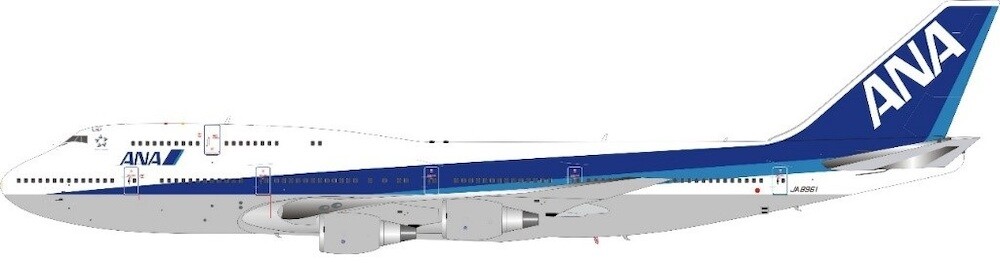 1/200 ANA 747-481 JA8958　＆A359　JA01XJ Inflight 200 All Nippon Airways Boeing 747-481 ANA JA8961