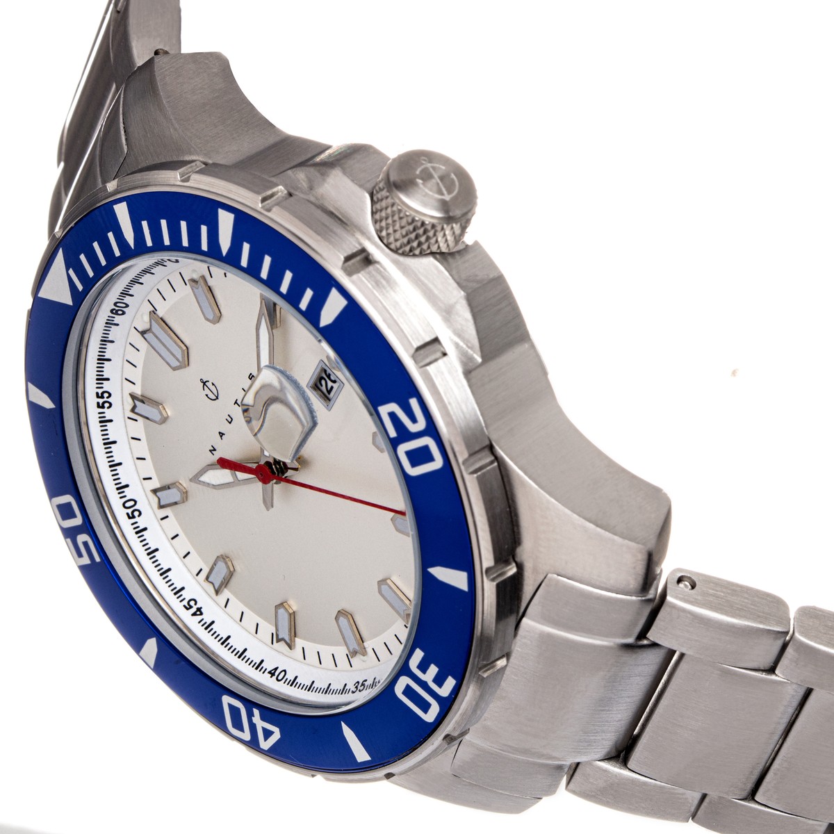 Nautis Admiralty Pro 200 Bracelet Watch w/Date - Blue/White  display picture 3