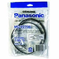 Panasonic MC-V270B Type UB-8 Replacement Upright Vacuum Cleaner Belt, 2-Pack