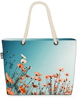 Blumen Blumenwiese Sommer Garten Beach Bag Wildblumen Blumenstrauss BlüTen Gart