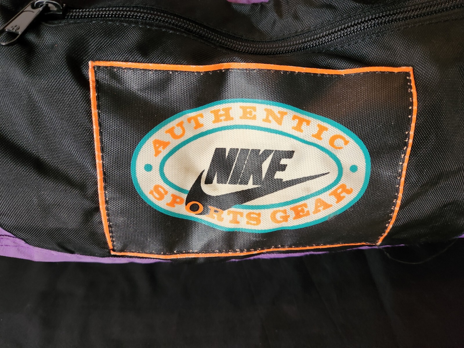 🚨🔥Vintage 80s 90s Nike Multi Color Gym Duffle Bag Rare! Jordan Flight Air EUC image 2
