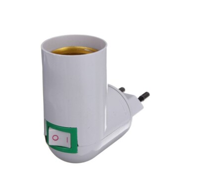 Portalampada E27 Con Cavo 2m E Interruttore - 2 Pezzi Base Per Lampadine Con Spina EU | Portalampada Sospeso - Foto 8