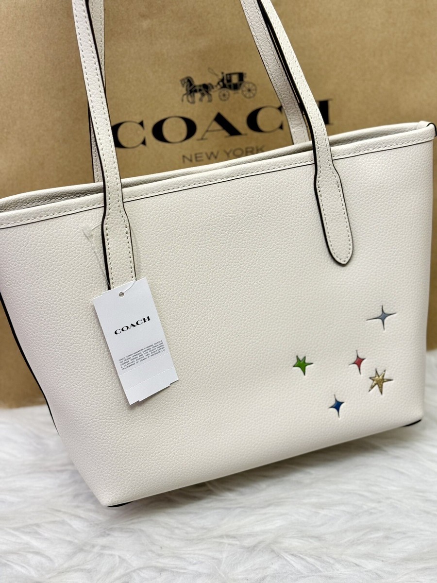 NWT Coach Coach X Observed By Us Small City Tote Bag CU387