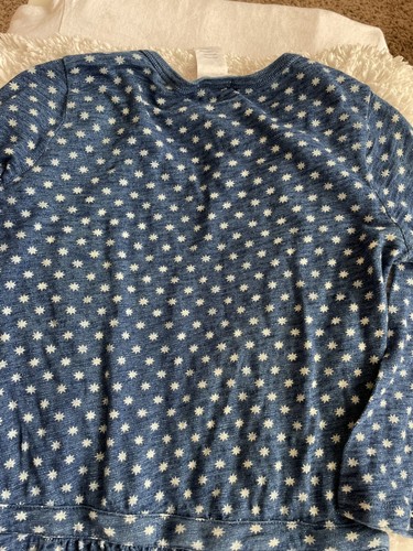 Crewcuts girls sz. 14 distressed knit blue star dress. Cute, grt shape - Picture 9 of 9