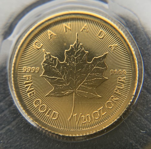 2015 1/20 oz Canadian .9999 Gold Maple Leaf Sealed from Mint - Picture 5 of 7