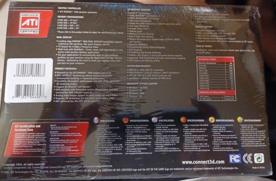 Connect3D ATI Radeon 7000 Series AGP 2x / 4x 32MB - Image 2 of 3