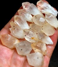 75g 15pcs Natural Hollandite Star Quartz CRYSTAL Point&Trapiche Hair&babysbreath