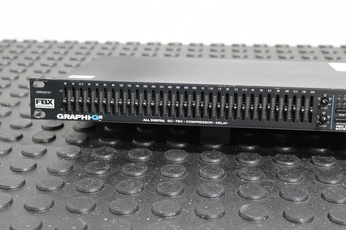 Sabine GRQ3121 Dual Channel 31 Band Graphic EQ FBX