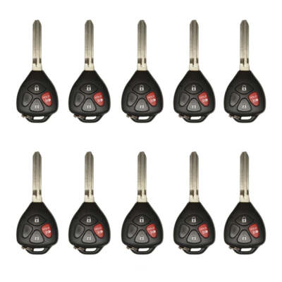 New Replacement for Toyota Scion Remote Head Key 3B MOZB41TG 4D67 Chip (10 Pack)